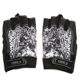 Camouflage Bike Cycling Half Finger Gloves Motorcycle Outdoor Fingerless Sports