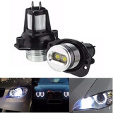 Pair White Halo Ring 6W Angel Eyes LED E90 E91 Light Bulb for BMW Maker