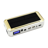 Solar Powered LED Display 12V Multi-function Car Jump Starter Power Bank 12000mAh