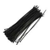 Tie Cable Cord 12inch Network Strap Pack Wire Black Nylon Zip