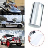 Vinyl Wrap Car Boat Silver Film Sheet Car Mirror Sticker Decal Chrome