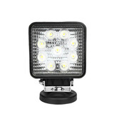 6000K IP67 Dome Vehicle SUV Lamp For Car OVOVS 27W LED Work Light Spotlight Floodlight