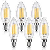 E12 6 Pcs Cob Kwb Ac 110-130 V Dimmable