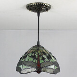 Bedroom Entry Painting Feature For Mini Style Metal Pendant Light Vintage Tiffany 25w