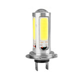 25W Daytime Running Light Bulb with Lens Lamp H7 COB Car White LED Fog