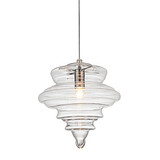 Pendant Lamp Clear Light Glass Color Modern Simplicity