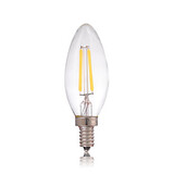 Candle Light Led Filament Lamp 2w Edison Chandelier 180lm Lighting