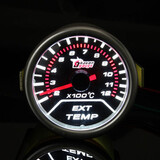 2 Inch Exhaust 52mm Universal Temperature Temp EGT Car Red Led Gas