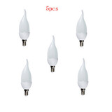 E14 220v 250lm Smd2835 Light Bulbs Candle Light 5pcs Led