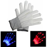 Gloves For Riding LED Rave Halloween Fingers Dance Party Signal Lights Full