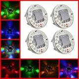 4pcs LED Remote Control Flash RGB Car Lights Wheel Tire Valve Solar Energy Cap