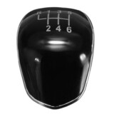 Chrome Black Cap FOCUS FIESTA Replacement 6 Speed Gear Shift Knob Cover For Ford