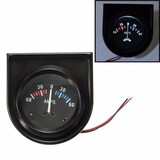 Meter 52mm Ammeter Universal Car Black Pointer White Led Light