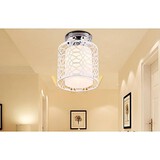 Side Contracted Style White Dome Aisle Pvc Wrought Iron Light Iron