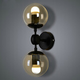 Glass Wall Lights Outdoor Ecolight Rustic/lodge Metal Wall Sconces Indoor Ball 1156