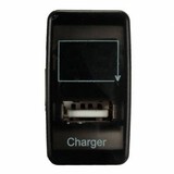 2.1A USB Port Dashboard Vigo Car Chargers Toyota Interface Voltmeter Phone
