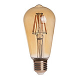 E26/e27 Led Globe Bulbs 1 Pcs Ac 110-130 V Dimmable St64 8w Decorative Warm White Cob