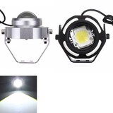 Cool White LED Eagle Eye Light Foglight 10W Motorcycle COB DRL