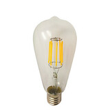 E26/e27 Led Filament Bulbs Dimmable 8w 1 Pcs Warm White Ac 220-240 V St64 Cob