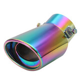 60mm Car Chevrolet Curved Ford Toyota Suzuki Exhaust Muffler Pipe Stainless Steel Universal