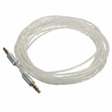 3.5mm 3M Stereo Male to Male Audio PTFE Teflon Cable Upgrade Car AUX pole