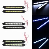 Flexible Light COB Silicone 10 LED Lamps 16W 2x Car DRL Driving Daytime Running