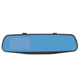 Lens Camera Monitor Rear View Mirror Dash 720P DVR Recorder 3.6 Inch In-Car