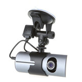 GPS G-Sensor Car DVR Dash Camera 2.7Inch Dual Lens Recorder
