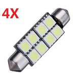 Nonpolar 4X 41MM Car Reading Light 8SMD