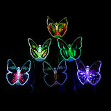 Colorful Led Light Random Color Butterfly Luminous 12pcs