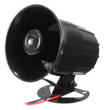 Loud Horn Van PA System Sound Siren Alarm 12V 3 Speaker 110dB Car Motorcycle