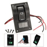 Test Panel DPDT On-Off-On Battery Digital Voltmeter Rocker Switch