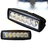 18W Car 6500K Work Light Cross Country LED 2Pcs Aluminum Alloy Lamp 1440Lm