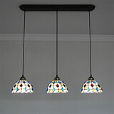 Light Fixture Pendant Lights Retro Shell Living Room Inch