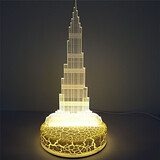Table Tower 3d Acrylic Light 100