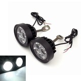 12-85V Motorcycle Super Rear View Mirror Light Waterproof Spotlightt LED Headlight