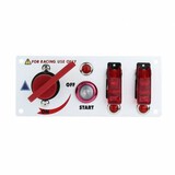Ignition Switch Start Two Car Modified Red Light 20A 12V Switch Panel