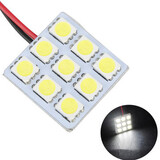 5050 9SMD Light Interior Dome Door Reading Panel Car White LED