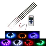 Wireless Remote Control Motorcycle Light Flexible 15 LED Strip