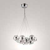 1156 Watt Globe Pendant Lights Bulb Included Modern/contemporary Chrome Metal