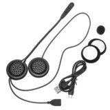 FM MP3 Headset with Bluetooth Function Motorcycle Helmet Intercom 200M Stereo