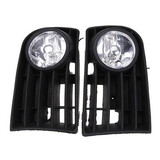 Light Lamp Bulb Rabbit Fog Set For VW Grille Grill 12V GOLF