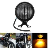 Grill 12V Sportster 5 Inch Harley Davidson XL 883 Hugger Headlamp Motorcycle Headlight