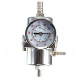 Universal Silver Adjustable Gauge Pressure Regulator Steel