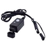Extension SAE Switch Led USB Charger 3.1A Wire Waterproof Motorcycle With