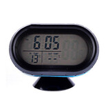 Thermometer Voltmeter Display Color Vehicle Car Meter Car Clock Two Electronic Luminous