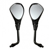 Universal Motorcycle Motor Bike Pair 10mm Thread Rear View Mirror