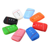 FOB for VW Remote Key Case Cover Car Key Case Buttons Silicone