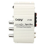 12V Mini Hi-Fi Stereo Car Motorcycle Car Audio CD DVD Audio Power Amplifier Lepy