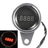 RPM Motorcycle Digital Tacho Tachometer Gauge Speedometer Cylinder LED